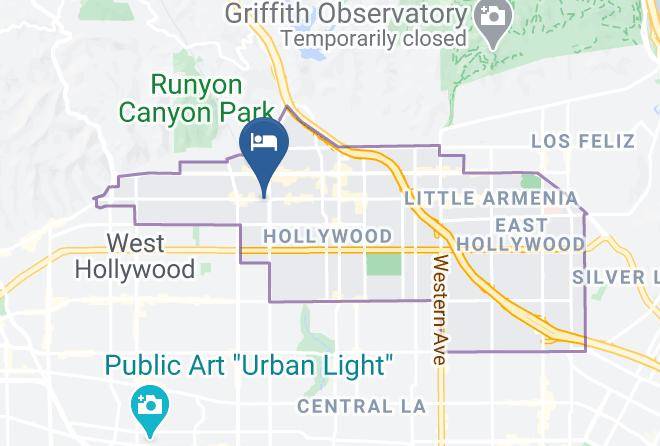 Los Angeles - Hotel Hwood Maps