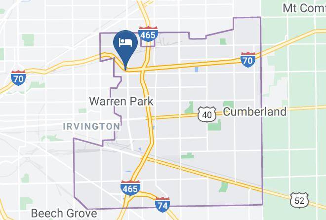 Marion - Rodeway Inn Indianapolis I 70 Maps