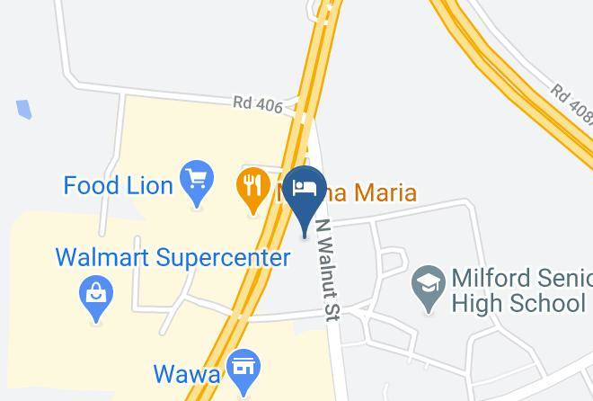 Rodeway Inn Milford Map