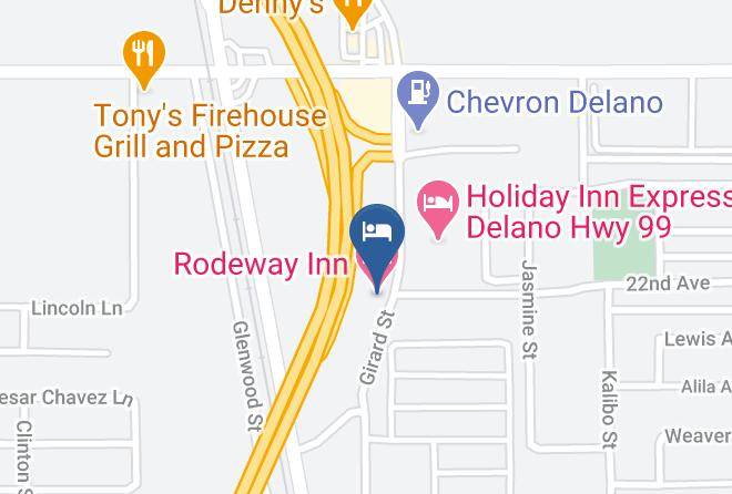 Kern - Rodeway Inn Delano Maps