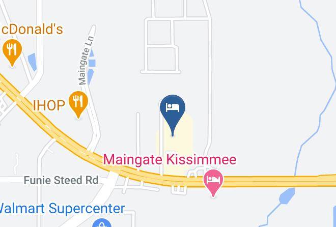 Osceola - Rodeway Inn Kissimmee Maingate West Maps