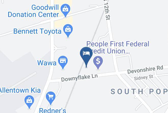 Lehigh - Rodeway Inn Allentown Maps