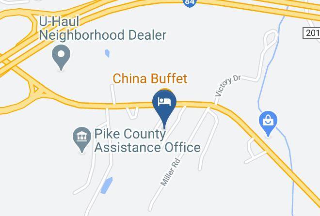 Pike - Rodeway Inn Milford I 84 Maps