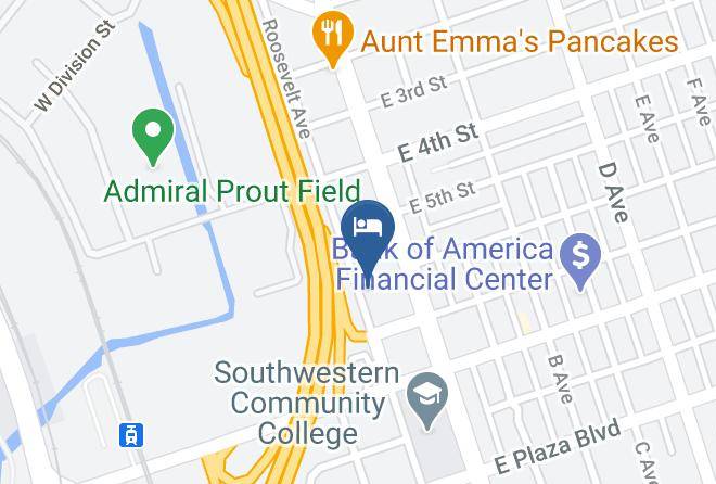 Rodeway Inn National City San Diego South Map