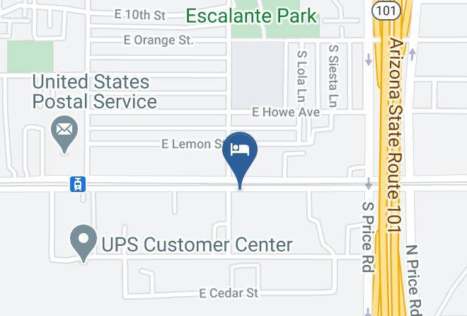 Maricopa - Rodeway Inn Near Az State University Maps