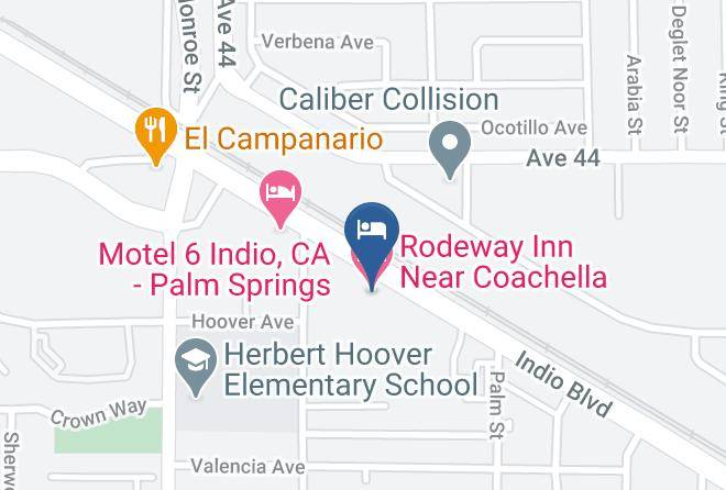 Riverside - Rodeway Inn Near Coachella Maps