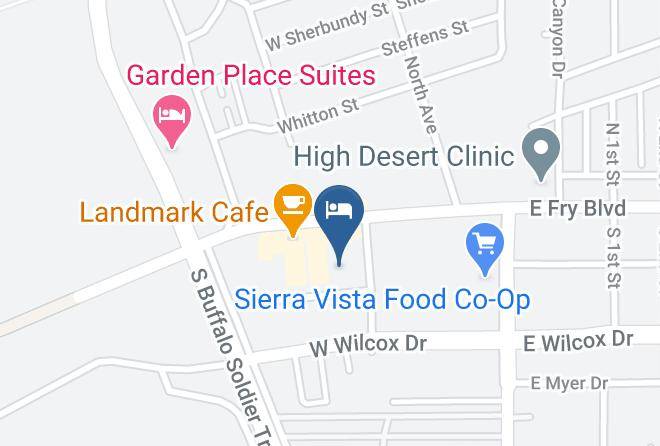 Cochise - Rodeway Inn Near Ft Huachuca Maps