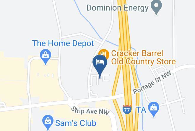 Stark - Rodeway Inn Near Hall Of Fame Maps