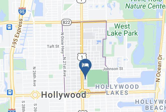 Broward - Rodeway Inn Near Hollywood Beach Maps