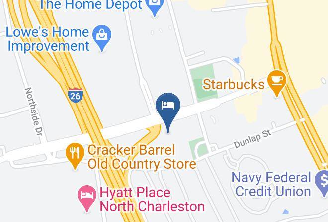 Rodeway Inn North Charleston Map