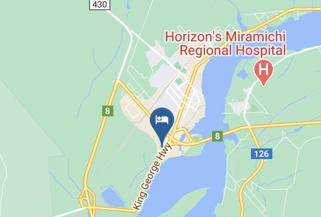 Northumberland - Rodeway Inn Miramichi Maps