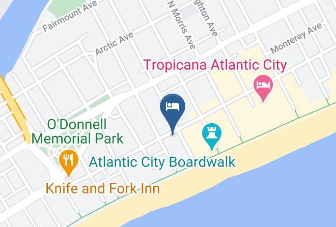 Atlantic - Rodeway Inn Oceanview Atlantic City Maps