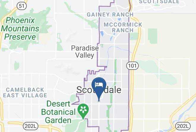 Maricopa - Rodeway Inn Old Town Scottsdale Maps