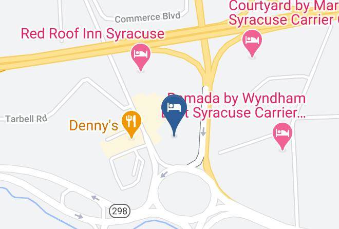 Onondaga - Rodeway Inn Syracuse Maps
