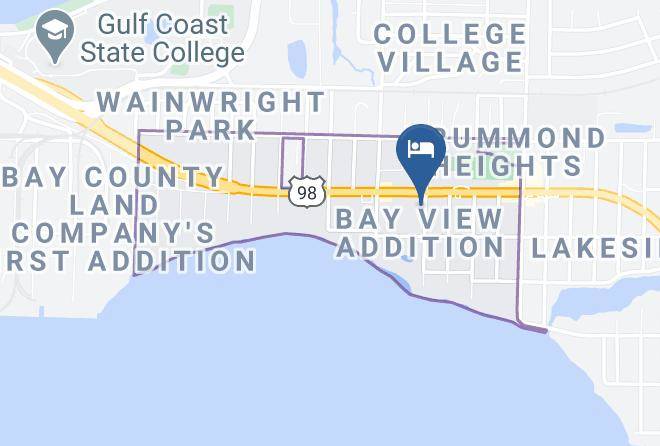 Bay - Rodeway Inn Panama City Maps