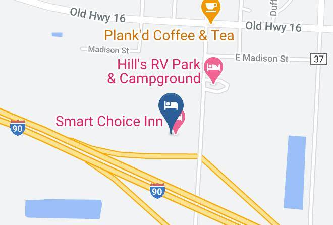Aurora - Rodeway Inn Plankinton Maps