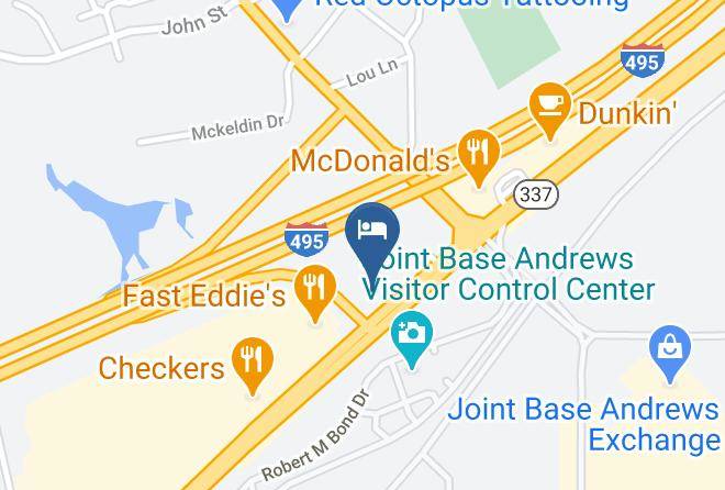 Prince George S - Rodeway Inn Joint Base Andrews Area Maps