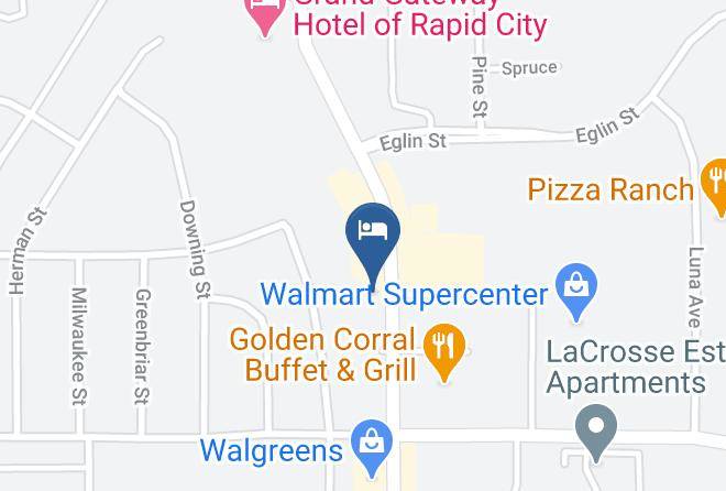 Pennington - Rodeway Inn Rapid City Maps