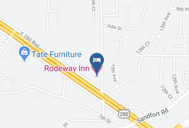 Russell - Rodeway Inn Phenix City Maps