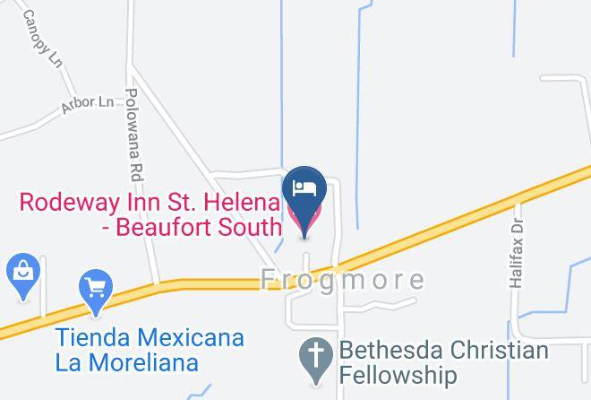 Beaufort - Rodeway Inn St Helena Beaufort South Maps
