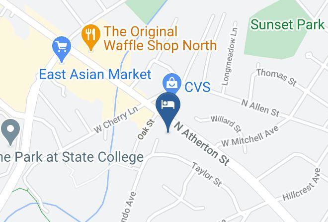 Centre - Rodeway Inn State College Near University Maps