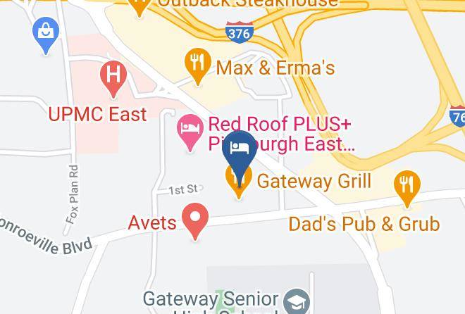Allegheny - Rodeway Inn & Suites Monroeville Pittsburgh Maps