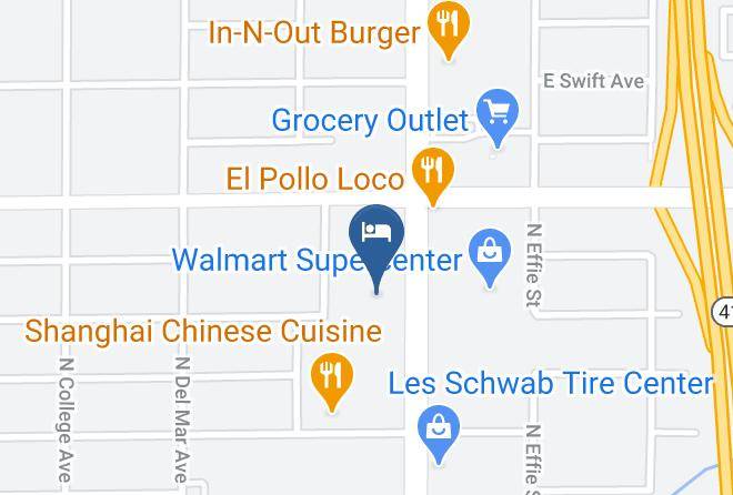 Fresno - Fresno City Inn Maps
