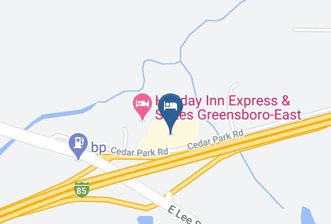 Guilford - Rodeway Inn & Suites Greensboro Southeast Maps