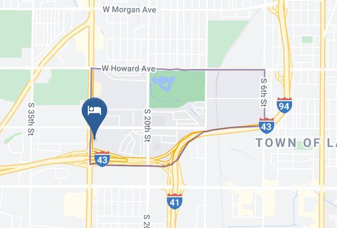 Milwaukee - Rodeway Inn & Suites Milwaukee Airport Maps
