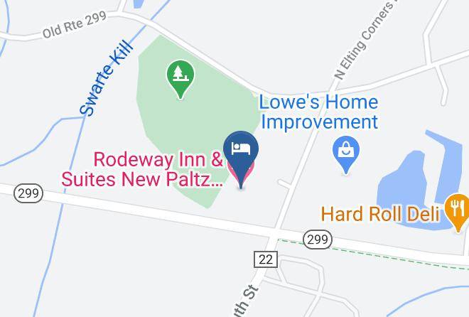 Ulster - Rodeway Inn & Suites New Paltz Hudson Valley Maps