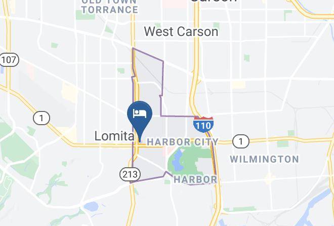 Los Angeles - Rodeway Inn & Suites Pacific Coast Highway Maps