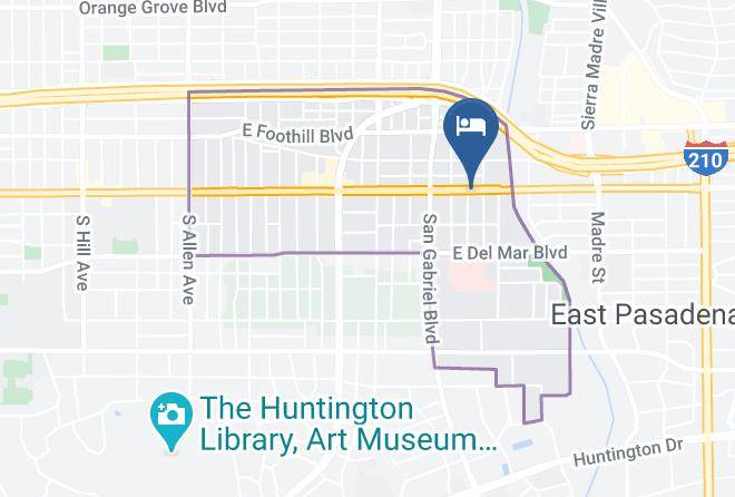 Los Angeles - Rodeway Inn & Suites Pasadena Maps