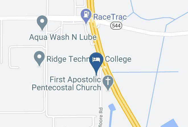 Polk - Rodeway Inn & Suites Haines City Maps