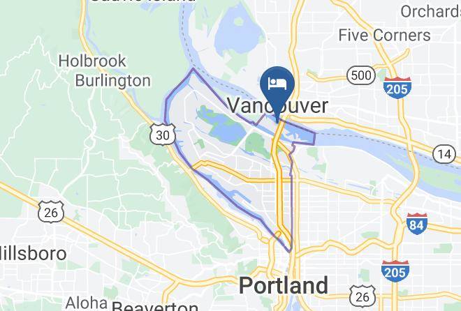 Multnomah - Rodeway Inn & Suites Portland Jantzen Beach Maps