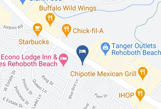 Sussex - Rodeway Inn & Suites Rehoboth Beach Maps