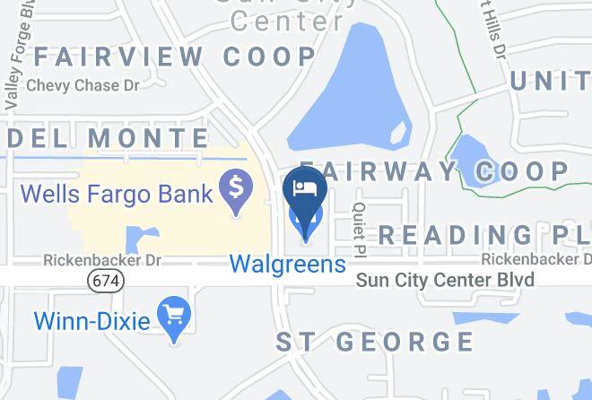 Hillsborough - Rodeway Inn Sun City Center Maps