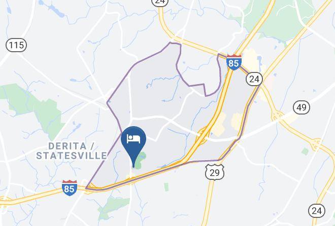 Mecklenburg - Rodeway Inn University Area Maps