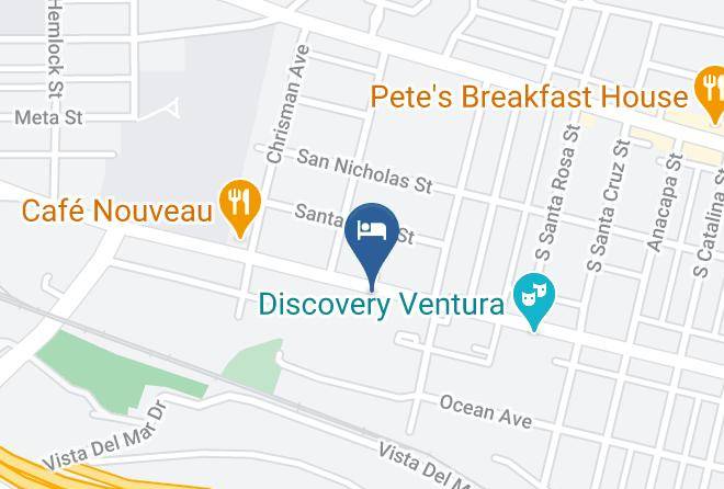 Ventura - Rodeway Inn Ventura Maps
