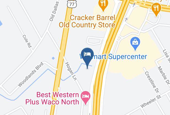 Mclennan - Econo Lodge Waco North I 35 Maps