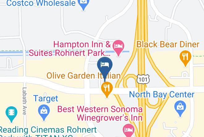 Sonoma - Rodeway Inn Wine Country Maps