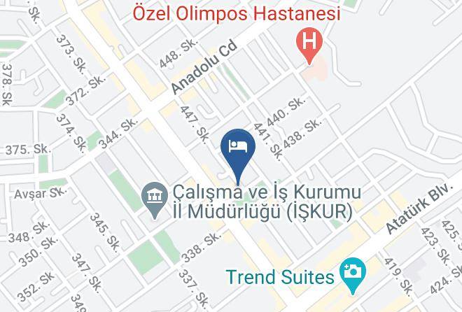 Konyaalti - Rodinn Park Hotel Maps