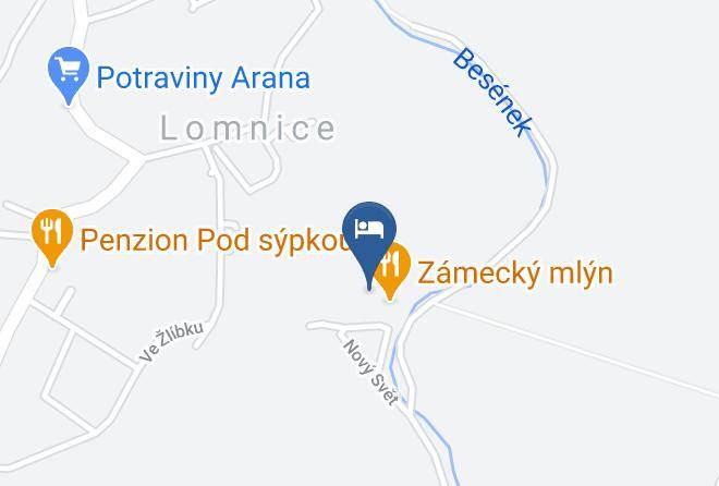 Brno Province - Rodinny Pension Zamecky Mlyn Maps