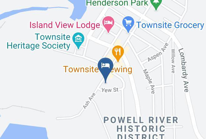 Powell River - Rodmay Hotel Maps