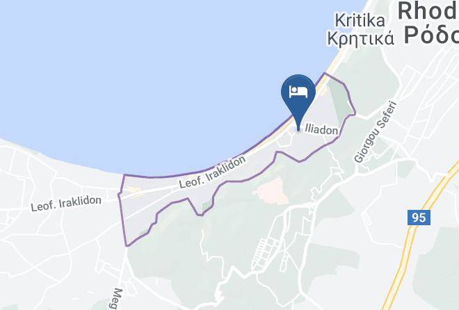 Dodecanese - Rodos Palace Hotel Maps