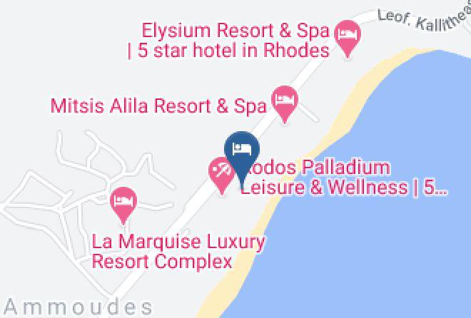 Dodecanese - Rodos Palladium Maps