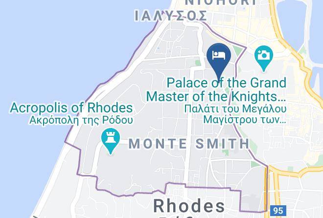 Dodecanese - Rodos Park Suites & Spa Maps