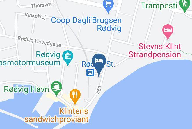 Rodvig Kro & Badehotel Map