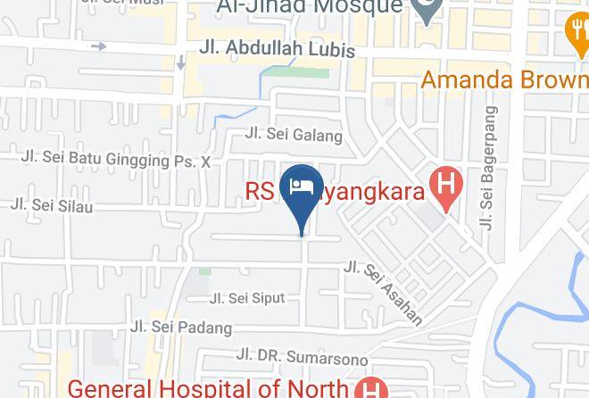 Kota Medan - Roemah 28 Sharia Boutique Hotel Maps