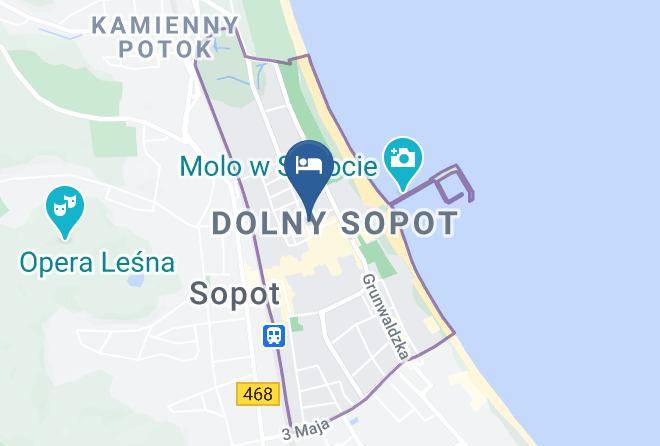 Rofel Pokoje Goscinne Map