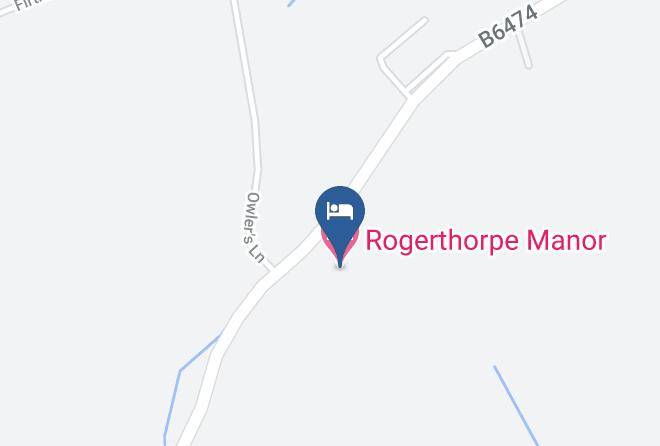 Wakefield - Rogerthorpe Manor Hotel Maps